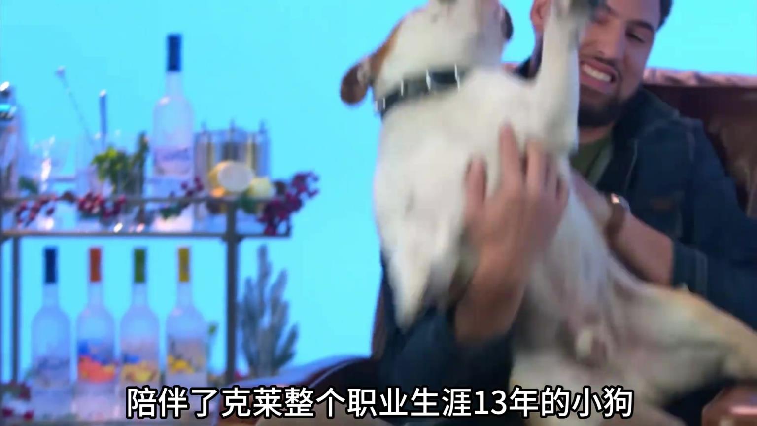 陪伴克莱13年的小狗去世了，不敢相信克莱得多么伤心